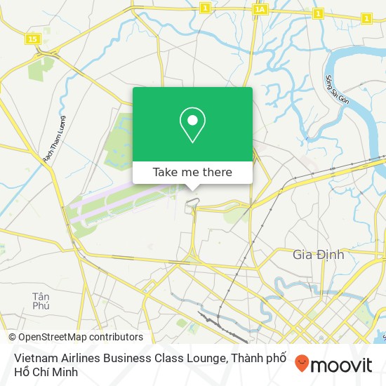 Bản đồ Vietnam Airlines Business Class Lounge