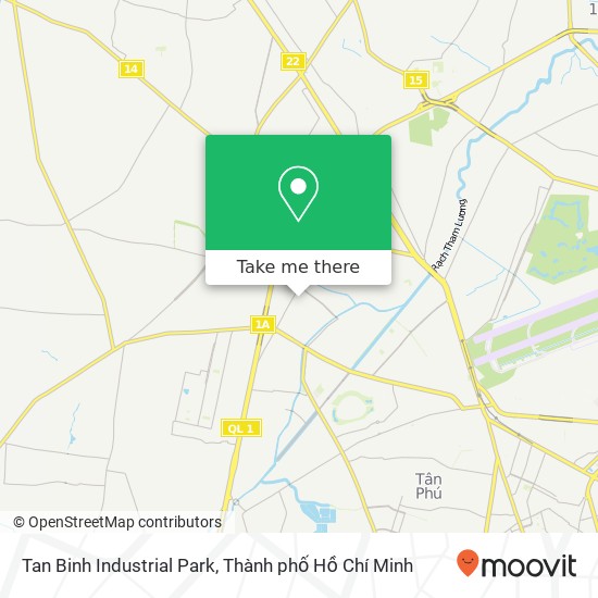 Bản đồ Tan Binh Industrial Park