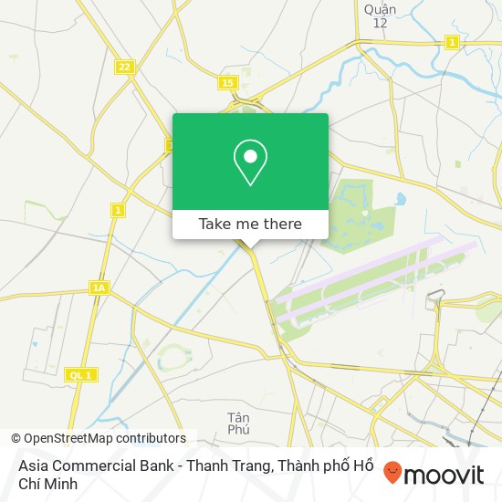 Bản đồ Asia Commercial Bank - Thanh Trang