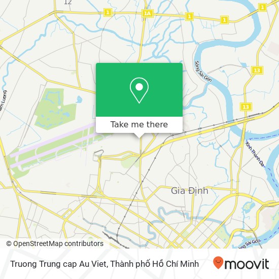 Bản đồ Truong Trung cap Au Viet