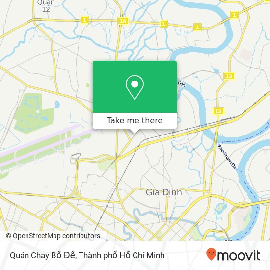 Bản đồ Quán Chay Bồ Đề