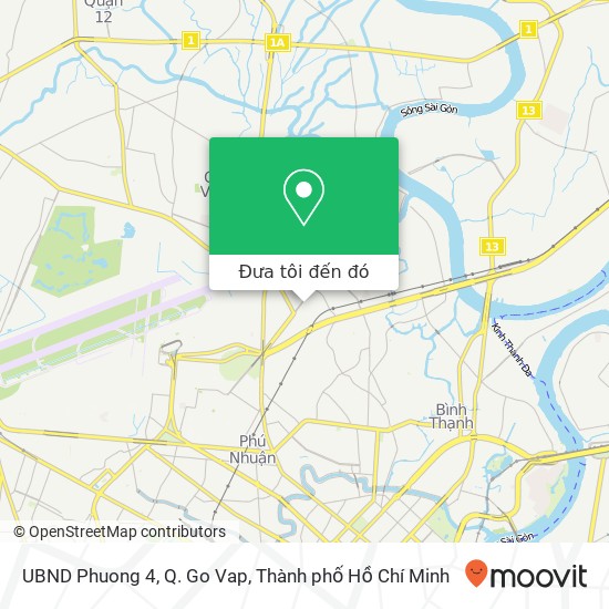 Bản đồ UBND Phuong 4, Q. Go Vap