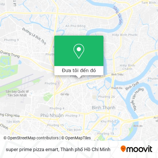 Bản đồ super prime pizza emart