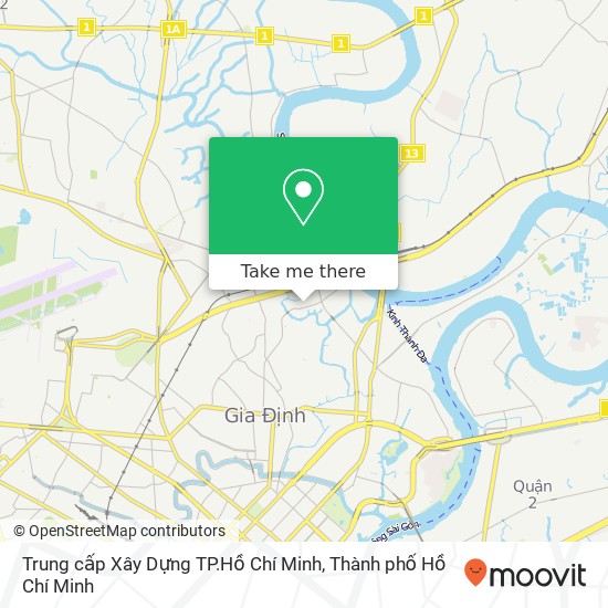 Bản đồ Trung cấp Xây Dựng TP.Hồ Chí Minh