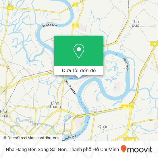 Bản đồ Nhà Hàng Bên Sông Sài Gòn