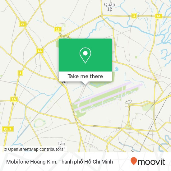 Bản đồ Mobifone Hoàng Kim