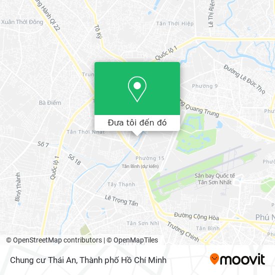 Bản đồ Chung cư Thái An