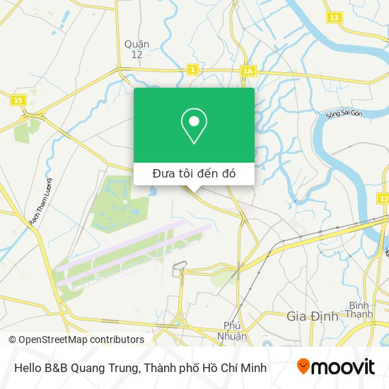 Bản đồ Hello B&B Quang Trung