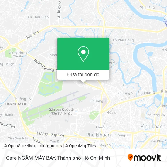 Bản đồ Cafe NGẮM MÁY BAY