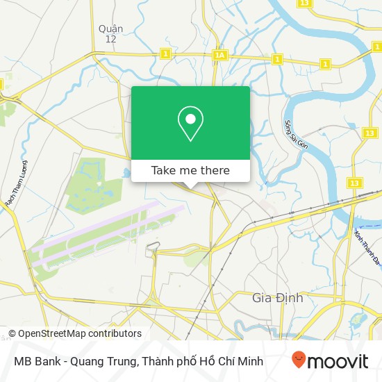 Bản đồ MB Bank - Quang Trung