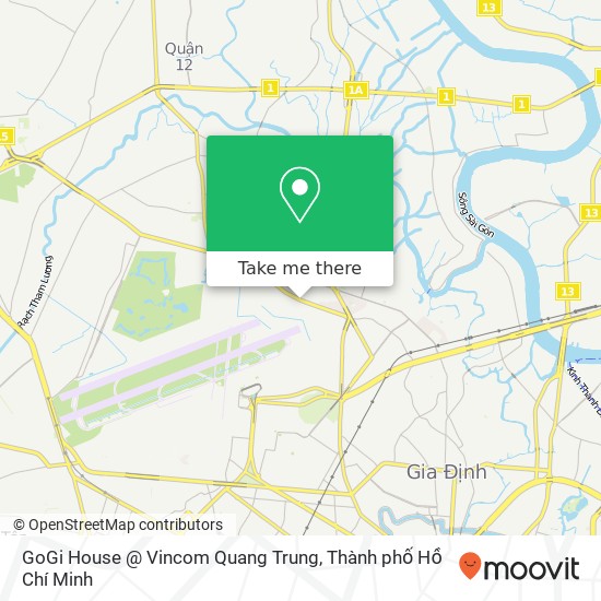 Bản đồ GoGi House @ Vincom Quang Trung
