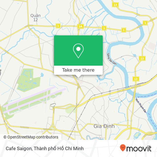 Bản đồ Cafe Saigon