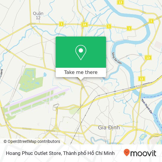 Bản đồ Hoang Phuc Outlet Store