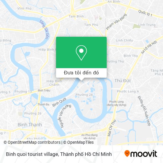 Bản đồ Binh quoi tourist village