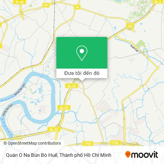Bản đồ Quán O Na Bún Bò Huế