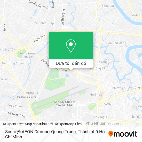 Bản đồ Sushi @ AEON Citimart Quang Trung