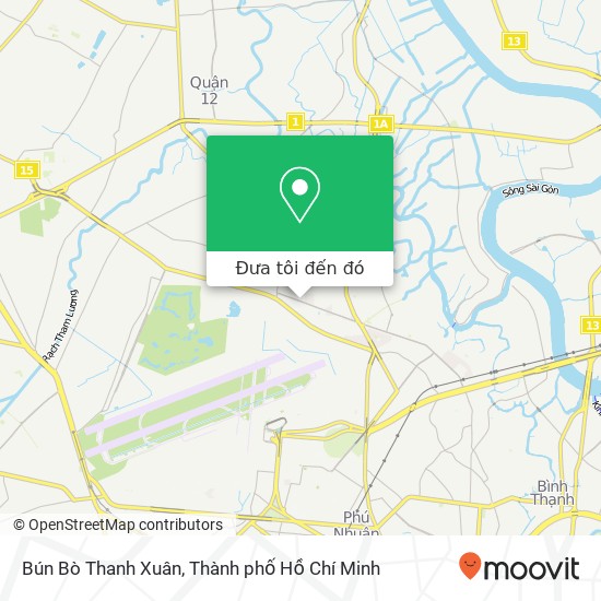 Bản đồ Bún Bò Thanh Xuân