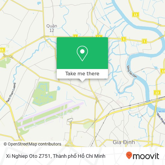 Bản đồ Xi Nghiep Oto Z751