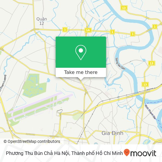 Bản đồ Phương Thu Bún Chả Hà Nội