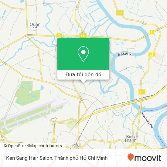 Bản đồ Ken Sang Hair Salon