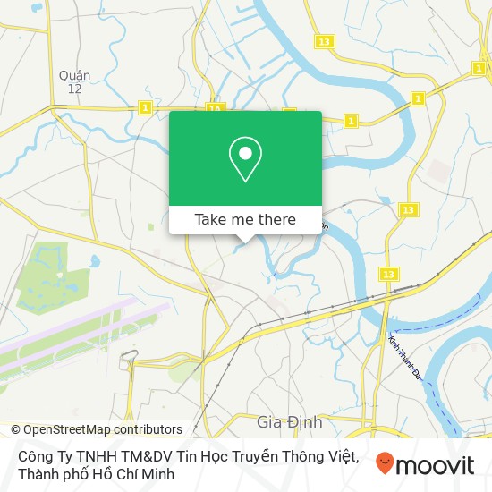 Bản đồ Công Ty TNHH TM&DV Tin Học Truyền Thông Việt