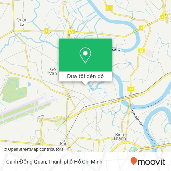 Bản đồ Cánh Đồng Quán