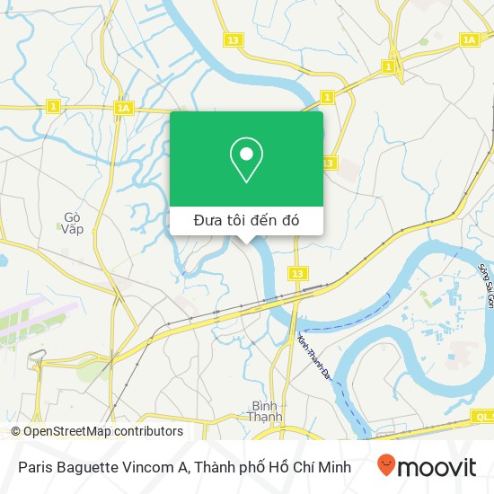 Bản đồ Paris Baguette Vincom A