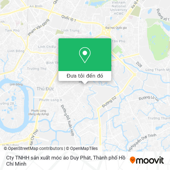 Bản đồ Cty TNHH sản xuất móc áo Duy Phát