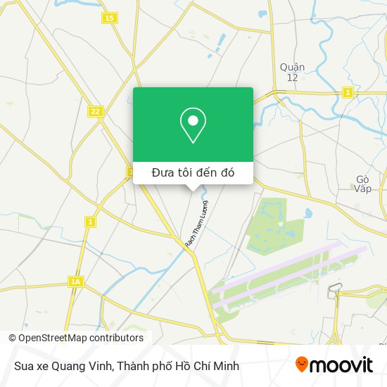 Bản đồ Sua xe Quang Vinh