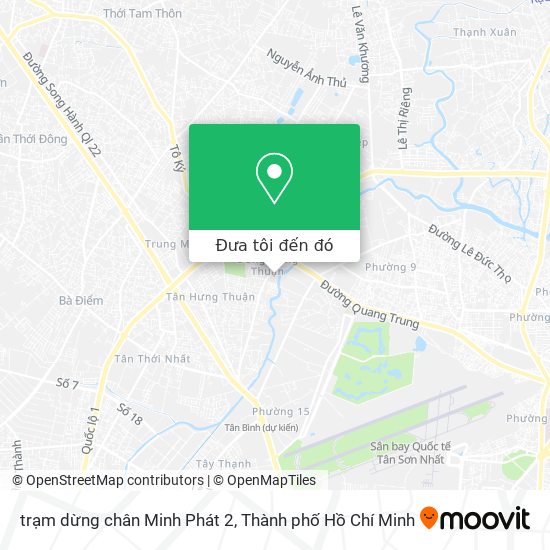 Bản đồ trạm dừng chân Minh Phát 2