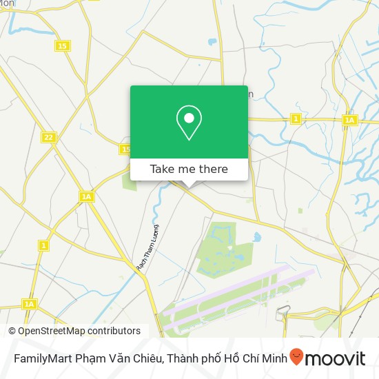 Bản đồ FamilyMart Phạm Văn Chiêu
