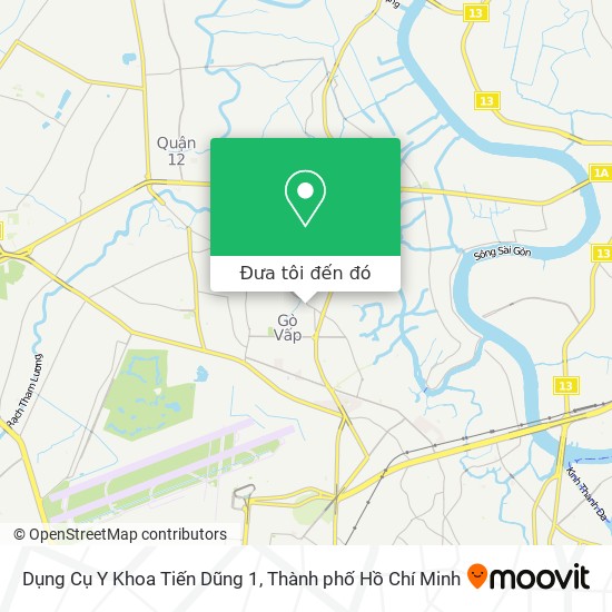 Bản đồ Dụng Cụ Y Khoa Tiến Dũng 1