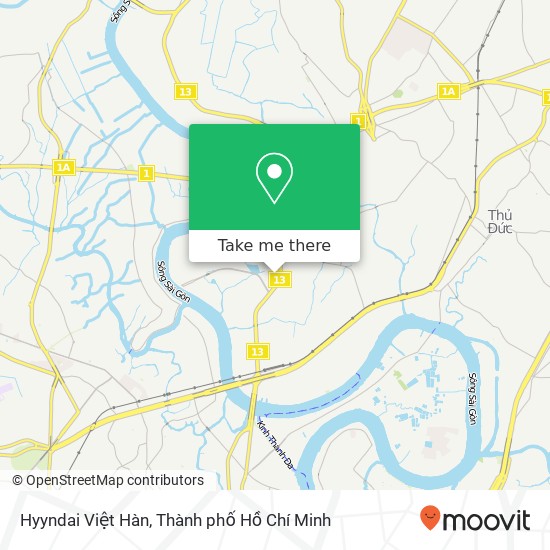 Bản đồ Hyyndai Việt Hàn