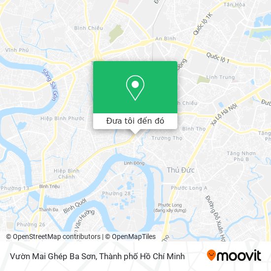 Bản đồ Vườn Mai Ghép Ba Sơn