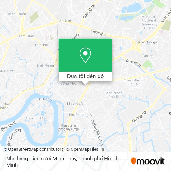 Bản đồ Nhà hàng Tiệc cưới Minh Thùy