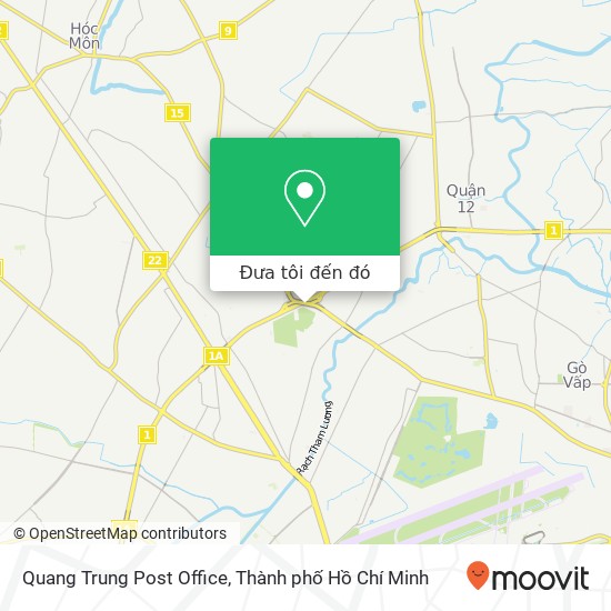 Bản đồ Quang Trung Post Office