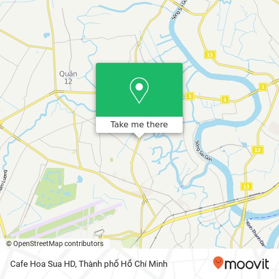 Bản đồ Cafe Hoa Sua HD