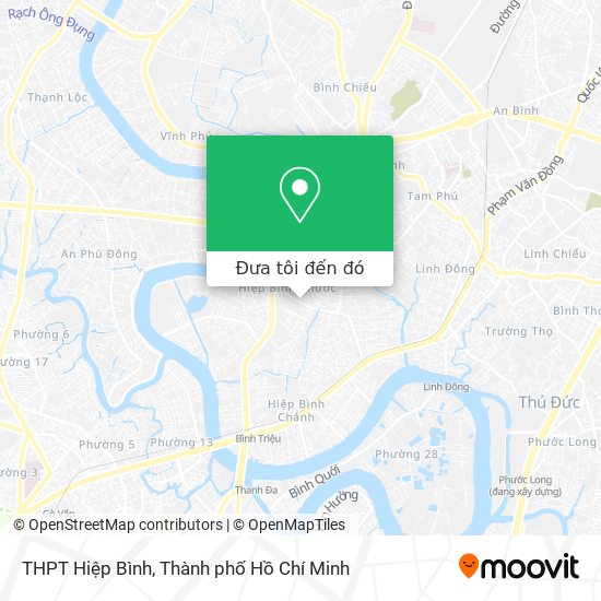 Bản đồ THPT Hiệp Bình