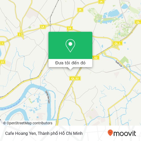 Bản đồ Cafe Hoang Yen