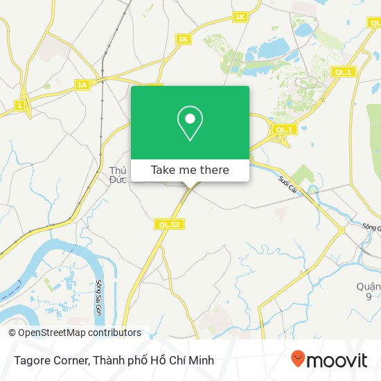 Bản đồ Tagore Corner