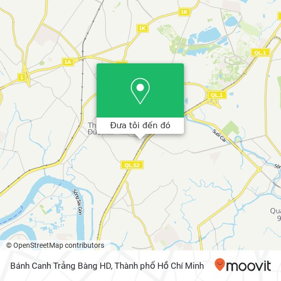 Bản đồ Bánh Canh Trảng Bàng HD