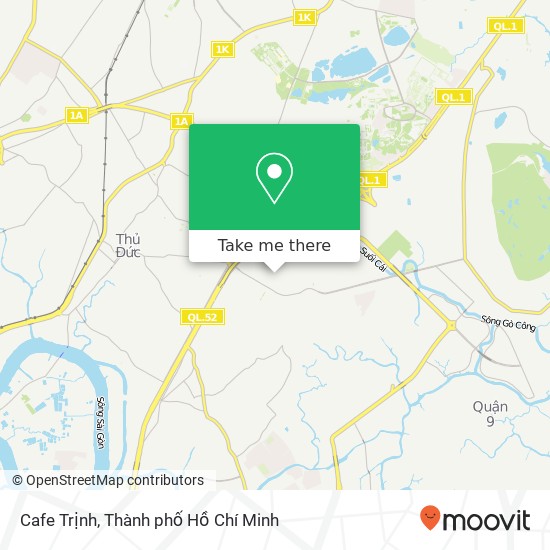 Bản đồ Cafe Trịnh