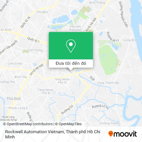 Bản đồ Rockwell Automation Vietnam