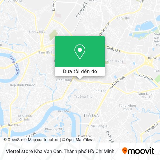 Bản đồ Viettel store Kha Van Can