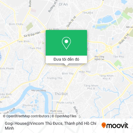 Bản đồ Gogi House@Vincom Thủ Đưcs