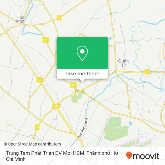 Bản đồ Trung Tam Phat Trien DV Moi HCM
