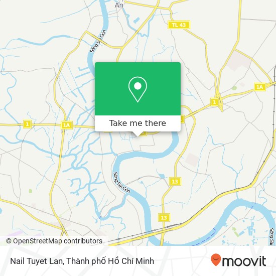 Bản đồ Nail Tuyet Lan