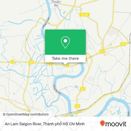 Bản đồ An Lam Saigon River