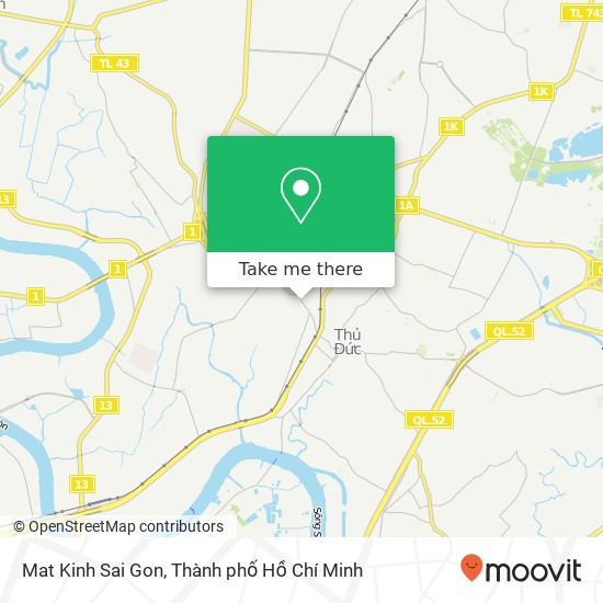 Bản đồ Mat Kinh Sai Gon