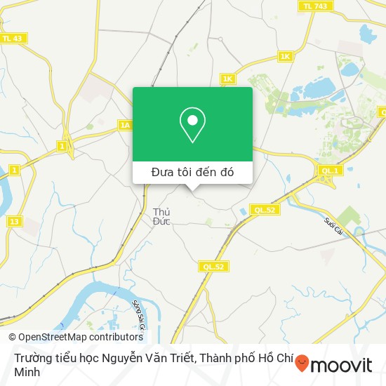 Bản đồ Trường tiểu học Nguyễn Văn Triết
